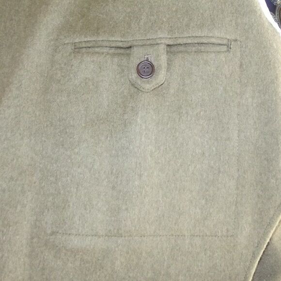 MCKENZIE TRIBE Sport Coat, 46R, Olive Green, Wool/Cashmere, Leather trim - Picture 8 of 12